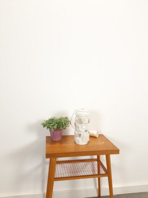 Vintage hanglamp melkglas met zilver