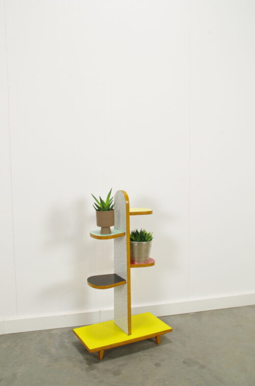 Vintage plantenrek met frisse kleuren