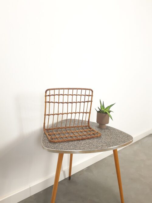 Vintage rotan wandplank