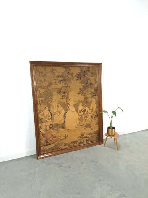 Vintage grote doek schilderij, wanddecoratie