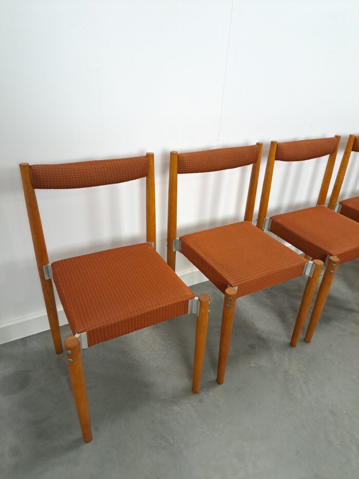 Vintage design stoel Miroslav Navrátil, eetkamerstoel