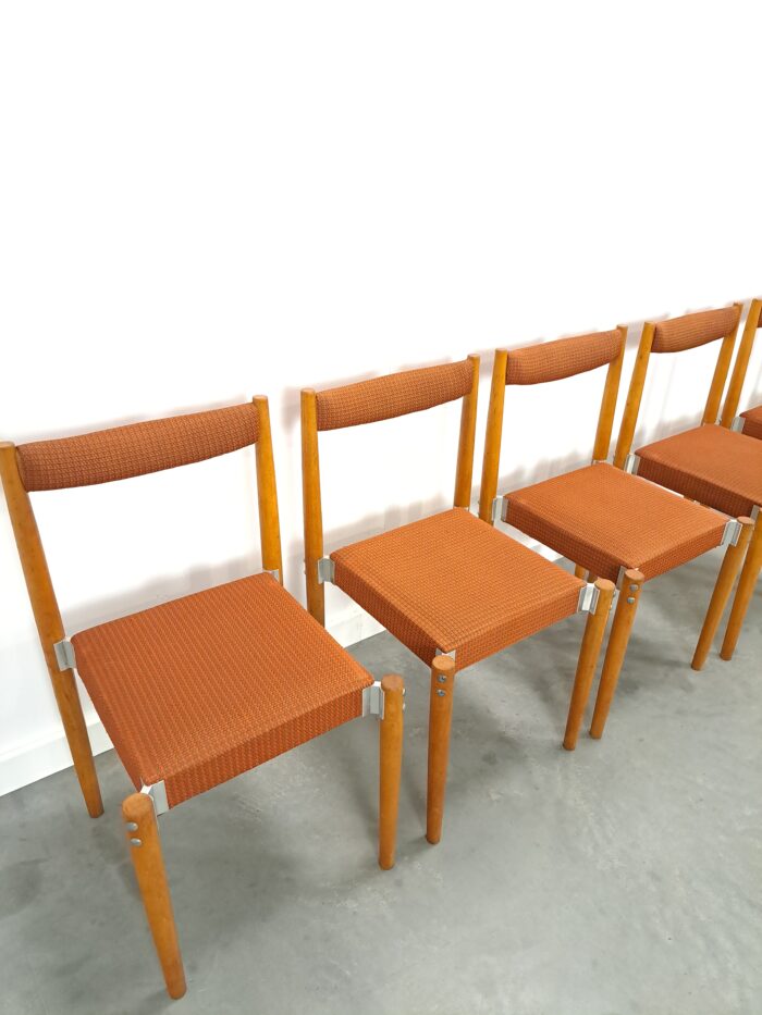 Vintage design stoel Miroslav Navrátil, eetkamerstoel