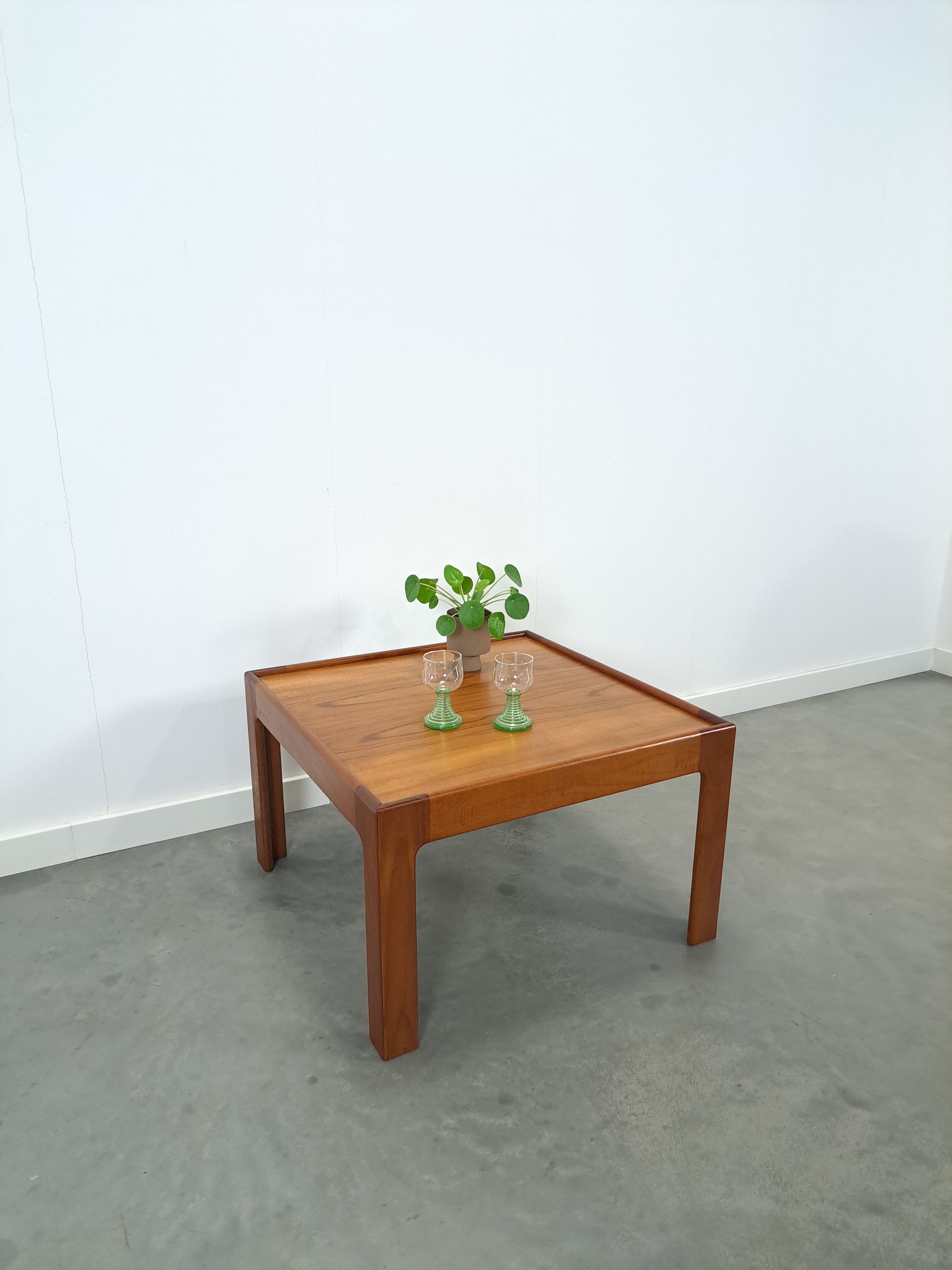 Vintage Deens teak design salontafel N. Eilersen, tafel