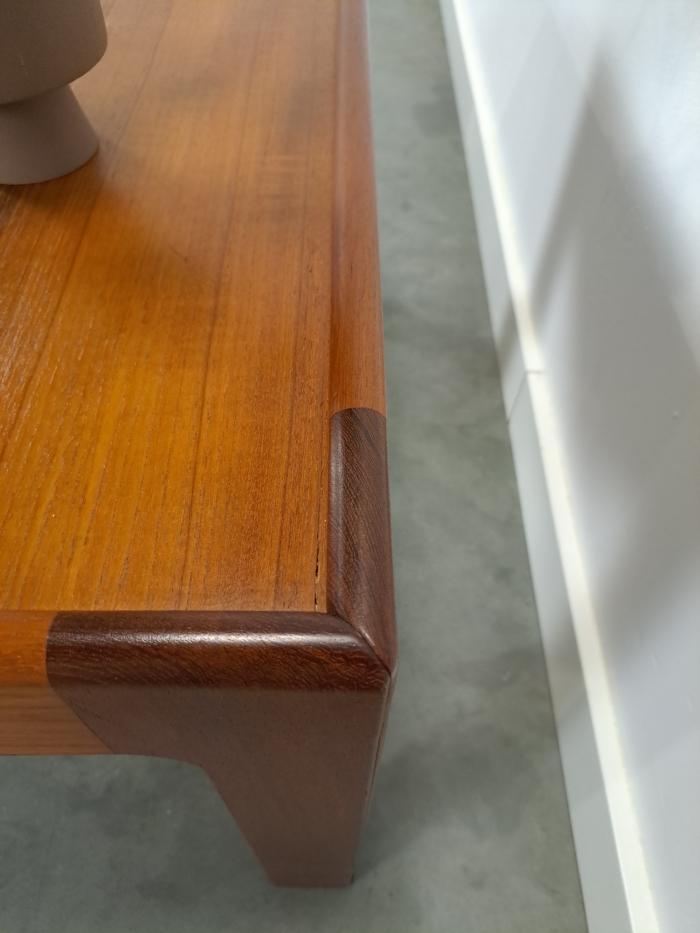 Vintage Deens teak design salontafel N. Eilersen, tafel