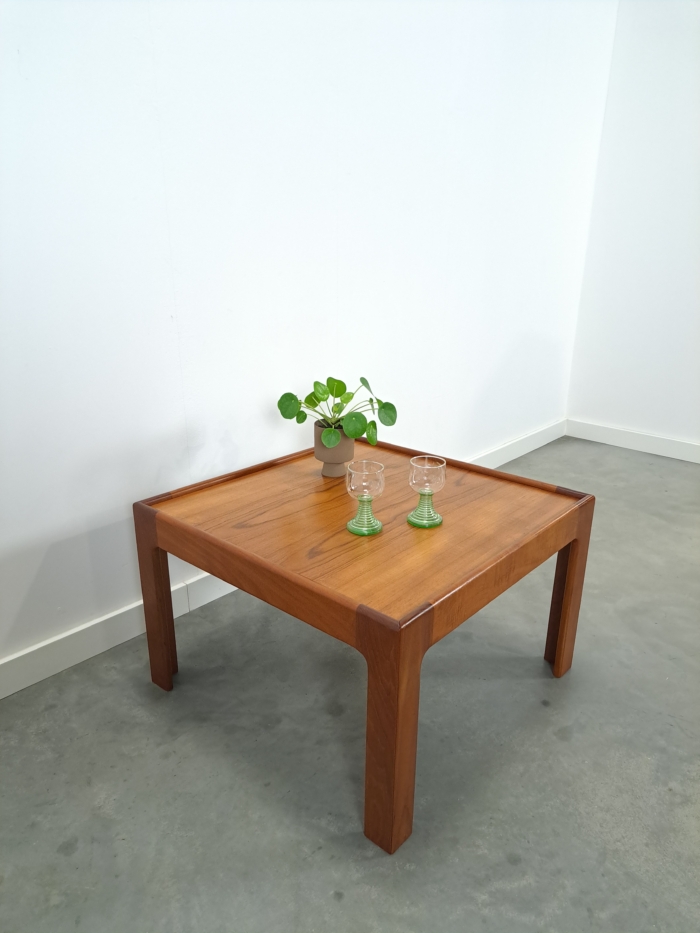 Vintage Deens teak design salontafel N. Eilersen, tafel