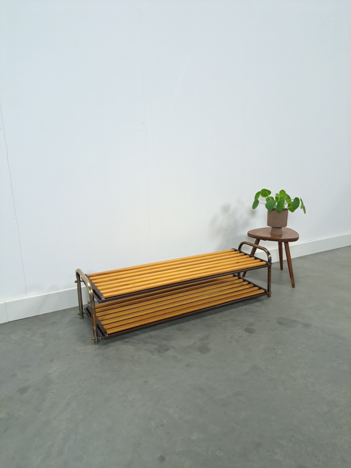 Vintage design schoenenrek uit Zweden, schoenenkast