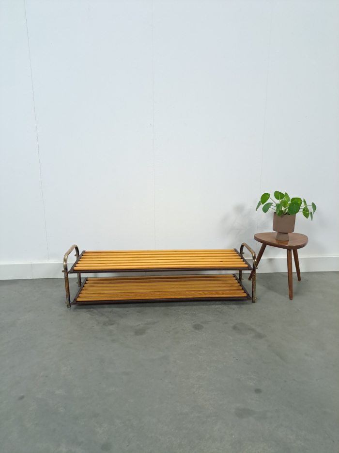 Vintage design schoenenrek uit Zweden, schoenenkast