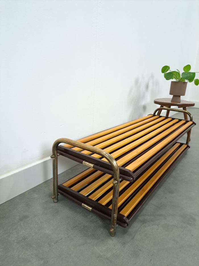 Vintage design schoenenrek uit Zweden, schoenenkast
