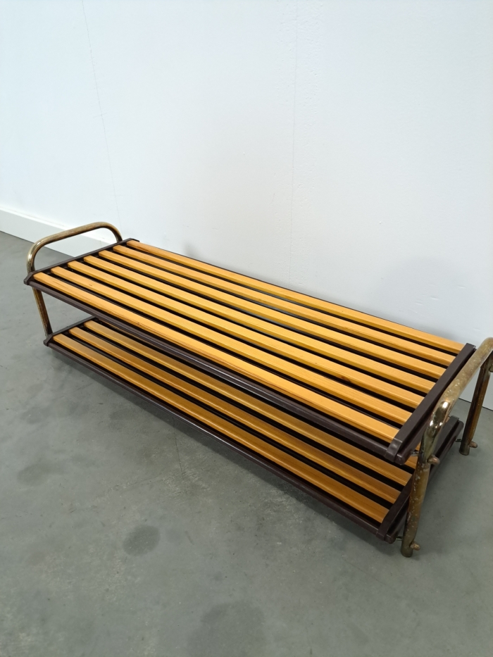 Vintage design schoenenrek uit Zweden, schoenenkast