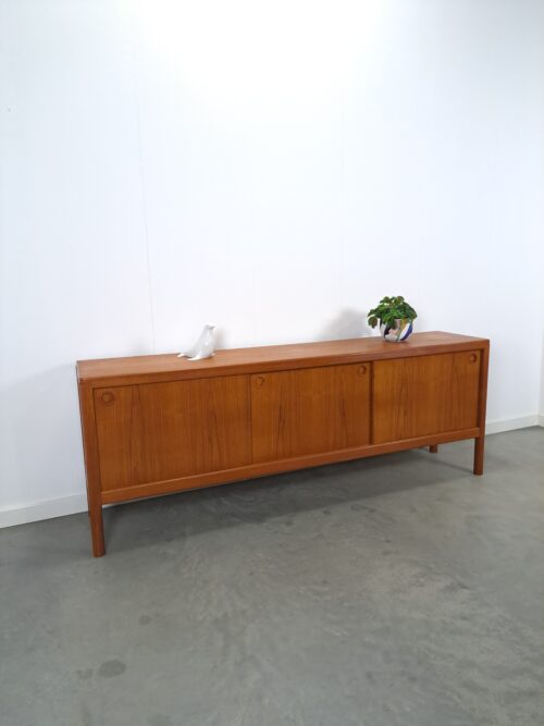 Vintage Deens teak design Bramin dressoir, sideboard