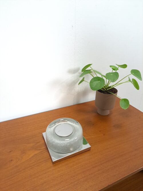 Vintage design bubble glazen Glashütte Limburg wandlamp, nr.1