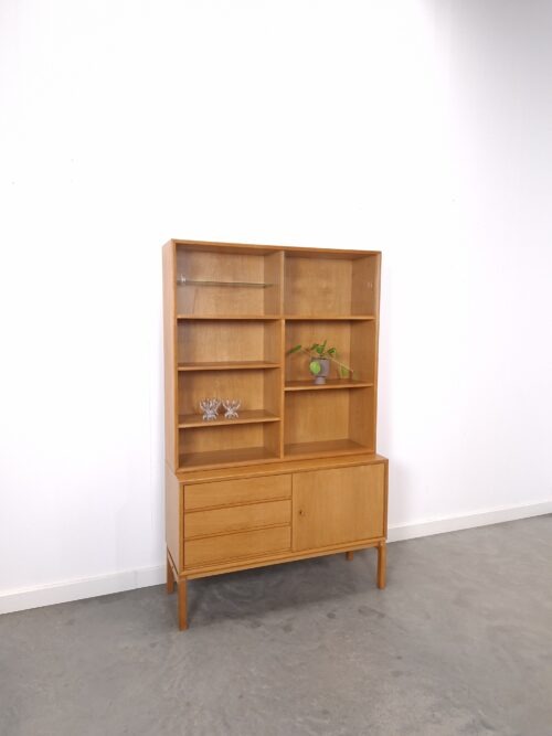 Vintage Ikea Grabinski boekenkast met lades, wandkast