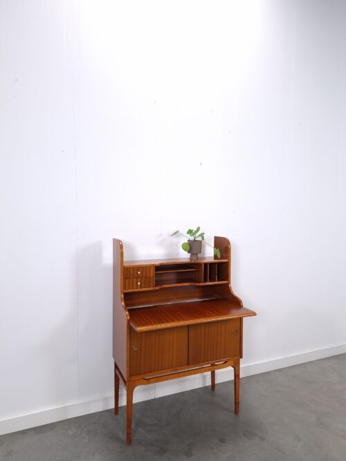 Vintage bureau secretaire uit Zweden