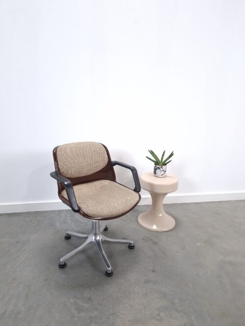 Vintage bureaustoel Burkhard Vogtherr voor Fröscher Sitform jaren 70, stoel 2