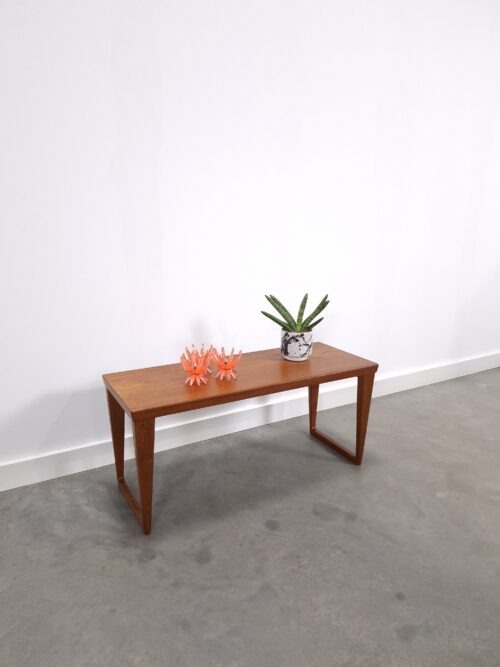 Vintage teak tafel Kai Kristiansen, Deens design salontafel